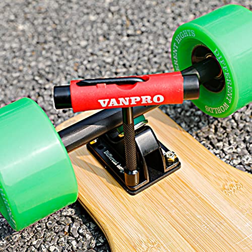 Vanpro skateboard tools skate tool all in oneUsed for installation and maintenance of various skateboards and roller skates，etc.(Snow Upgrade-Red Pack of 1) - Image 4