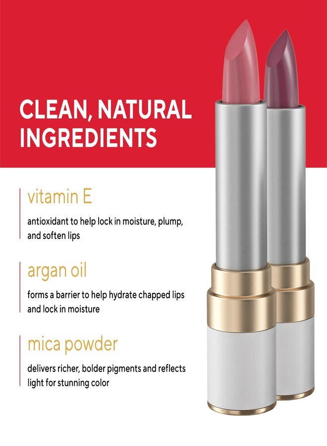 Mirabella Sealed with a Kiss Lipstick for Women - Smudge Proof Lip Stick, Long Lasting Matte Lipstick with No Bleed Hydrating Formula - Lanolin & Vitamin E Infused (Berried Modern Matte) - Image 4