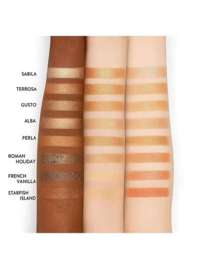 KAPEINE All in One Baked Makeup Palette, Eyeshadow, Blush Highlighter & Bronzer Face Kit Neutral Tones Baked Powder Palette with Matte Shimmer Finish Hign Pigment Full Face Makeup Gift Set for Women - Image 4