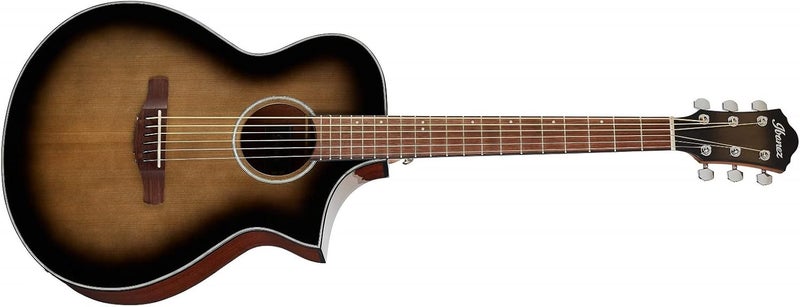 Ibanez AEWC11 Acoustic-Electric Guitar - Transparent Charcoal Burst - Image 1