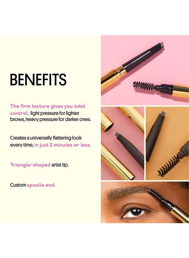 Winky Lux - Uni Brow Universal Eyebrow Pencil, Brow Pencil and Eyebrow Makeup for All Brow Shades, Blonde Eyebrow Pencil and Black Eyebrow Pencil, Eyebrow Color - Image 1