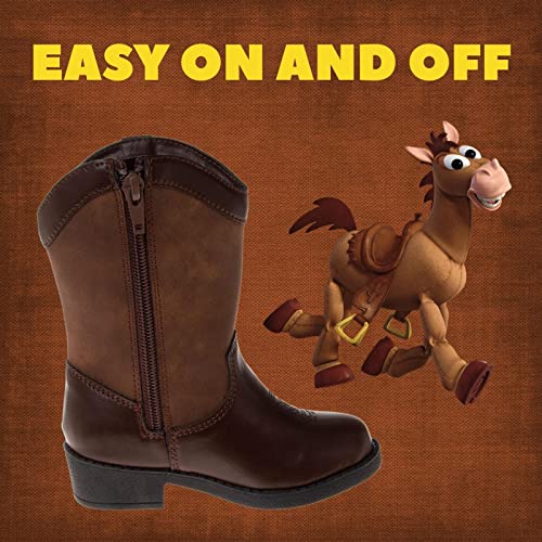 Disney Josmo Boy's Toy Story Western Boots Woody (Toddler/Little Kid), Brown, 9 - Image 3