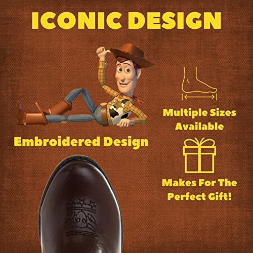 Disney Josmo Boy's Toy Story Western Boots Woody (Toddler/Little Kid), Brown, 9 - Image 5
