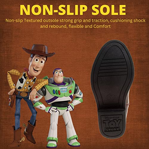 Disney Josmo Boy's Toy Story Western Boots Woody (Toddler/Little Kid), Brown, 9 - Image 4