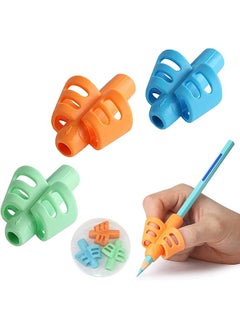 Pencil Grips Pencils Grips For Kids Handwriting Pencil Holder For Kids Training Pencil Grip Tool Children Aid Pencil Grip Trainer Kids Pencils Grip Grip Pencils For Kids 3Pcs