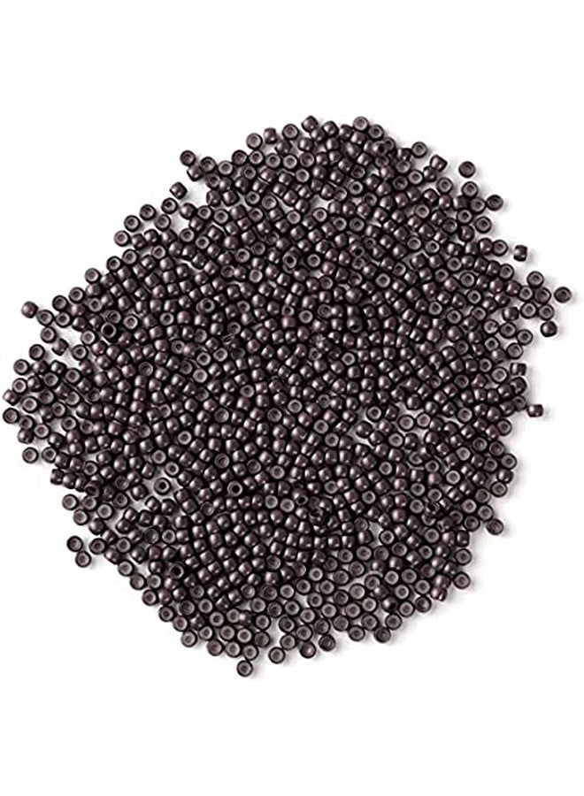Uotp Nano Copper Ring Nano Silicone Lined Beads Micro Hair Rings For Nano Tip Hair Extension 5Colors Available (500Pcs Brown)  - Image 1