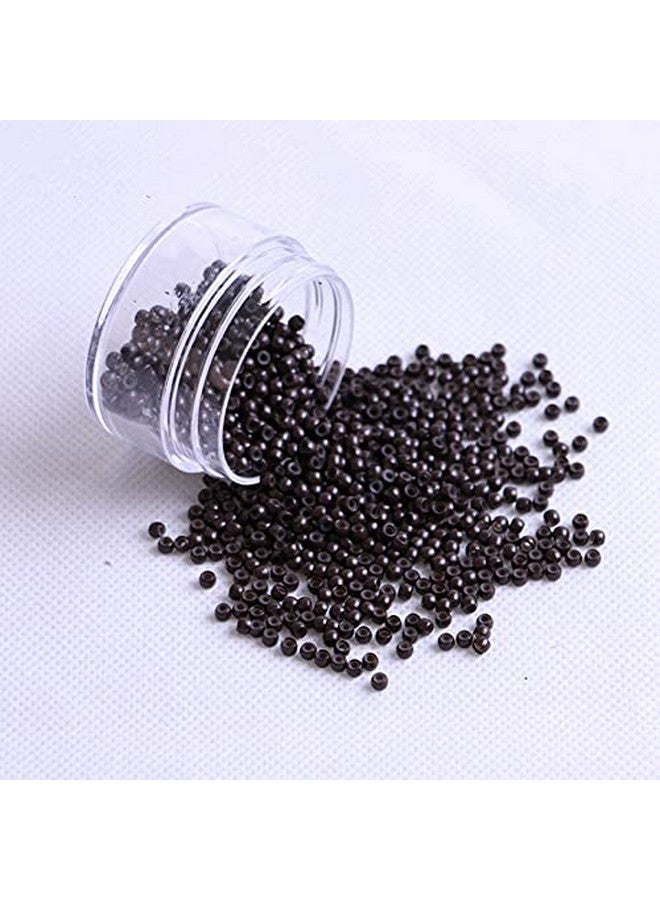 Uotp Nano Copper Ring Nano Silicone Lined Beads Micro Hair Rings For Nano Tip Hair Extension 5Colors Available (500Pcs Brown)  - Image 3