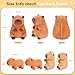 SuzziPals 5in1 Sitting Capybara Stuffed Animals with Babies Inside 5PC Set Capybara Plush with Mommy 4 Babies Soft Pillow Decor Cute 3 to 8 Year Old Girl Boy Gifts Imaginative Play ToyCapibara - Image 4