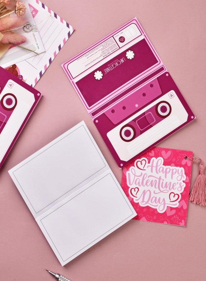 HyperFoods® Valentine Gift Valentine Gift Set Gift For Her Gift Valentine Cassette Diary Gift Valentine Gift Hamper Pack Valentine Gift For Girlfriend Valentine Gift For Wife Valentine Gift Hamper - Image 1