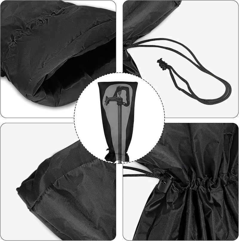 Homsky Outdoor Faucet Cover Socks for Winter Freeze Protection, 28" L x 15" W Large Faucet Covers for Outside, Reusable Outdoor Yard Spigot Cover, Antifreeze Long Water Insulated Faucet Cover Socks - Image 5
