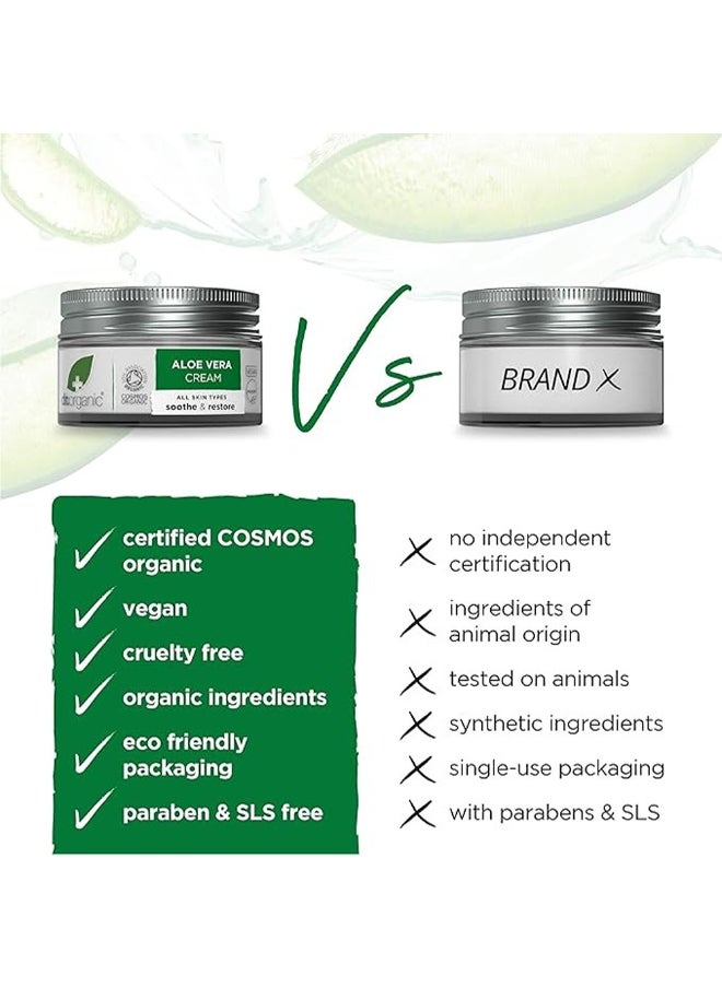 dr.organic Dr. Organic Aloe Vera Cream, Soothe & Restore  - Image 5