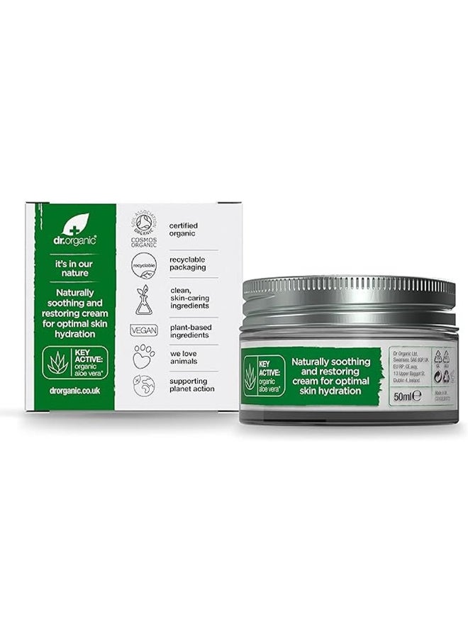 dr.organic Dr. Organic Aloe Vera Cream, Soothe & Restore  - Image 3
