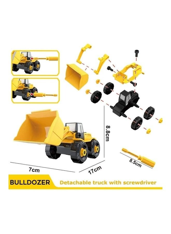 Small Construction Toys, Construction Vehicles Trucks Kids Birthday Gifts Play Vehicle Toy Mini Car Toys Set Die Cast Engineering Excavator Digger Push Trucks - Image 2