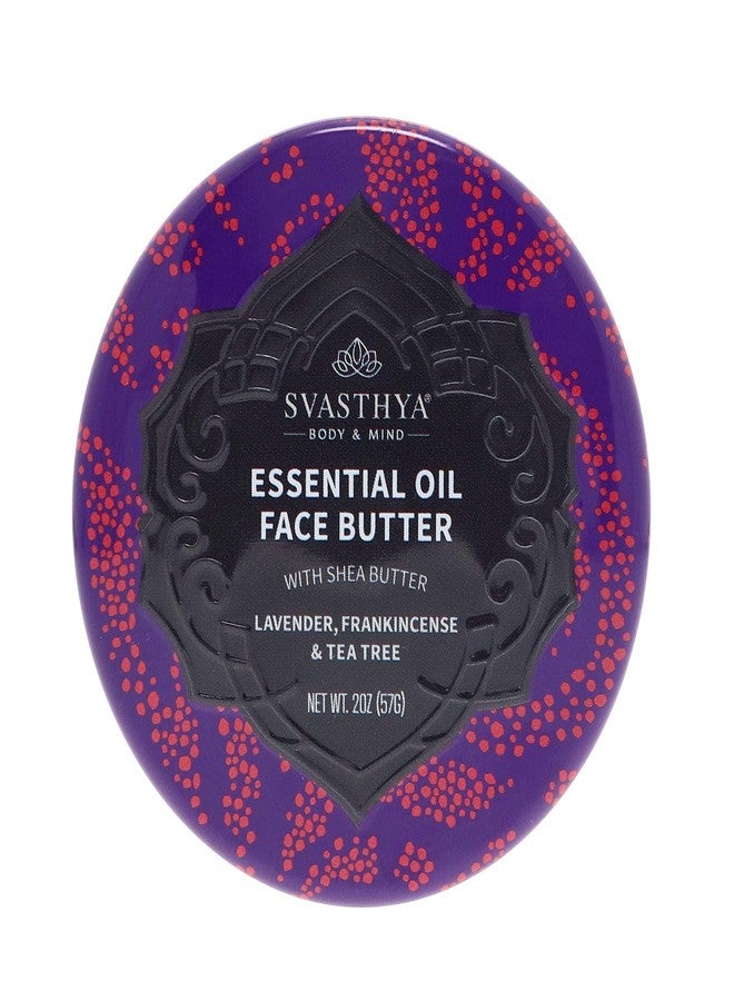 Svasthya Body & Mind Essential Oil Face Butter by Svasthya- Naturally Nurtures Skin & Restores Complexion, Has Shea Butter, Coconut, Argan & Grapeseed Oil, Made In The USA, 2 oz - Image 1