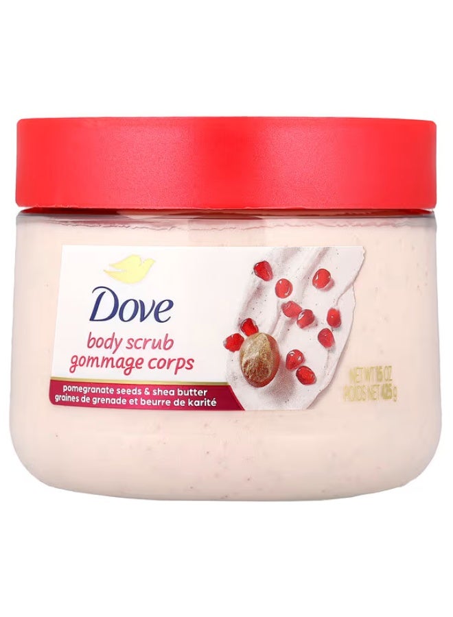 Dove, Body Scrub, Pomegranate Seeds & Shea Butter, 15 oz (425 g)