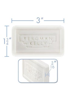 BERGMAN KELLY Hotel Soap Bars (White Tea 1 Oz 100 Pk) Travel Size Luxury Bulk Amenities Bar Soap Small Individually Wrapped Rectangular Soap Small Toiletries For Airbnb Motel Guest Bath  - Image 4