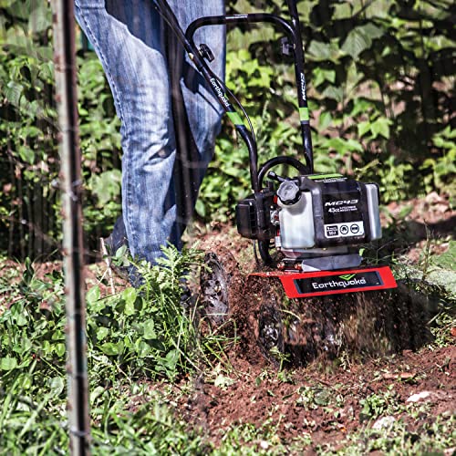 Earthquake MC43 Cultivator, 43cc 2-Cycle Viper Engine, 6-10” Adjustable Width, 8” Max Depth, Overhand Handlebars, Lightweight, U.S. Based Customer Service - Image 4