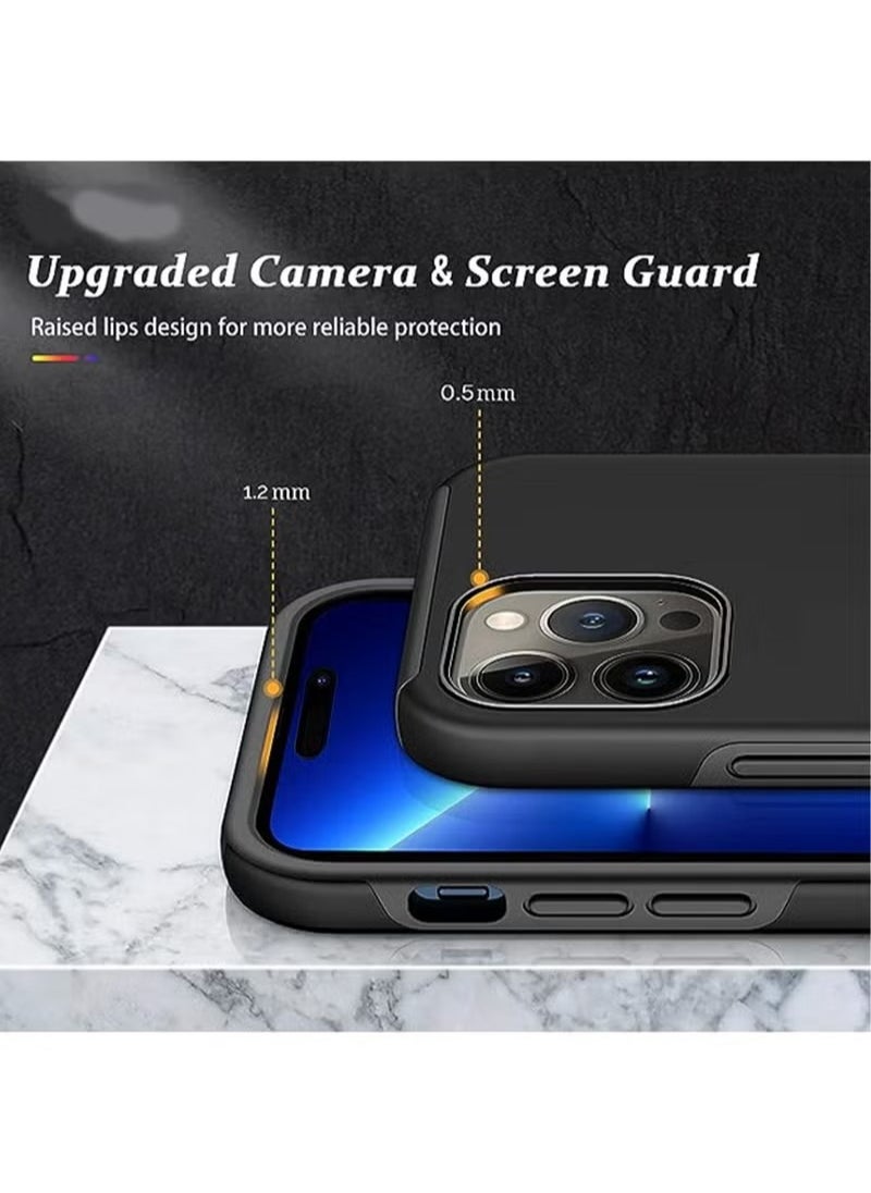 X-level iPhone 14 Pro Case Cover With Finger Ring Military Grade Metal Stand Kickstand [Support Magnetic Car Holder] Phone Comfortable Hold Feeling Anti-scratch Shockproof Back Cover For iPhone 14 Pro  - Image 5