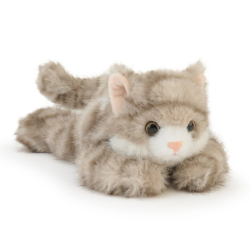 PEACH CAT Cat Stuffed Animal Cute Plushies Small Plush Toys Gifts for Kids Grey - Image 3