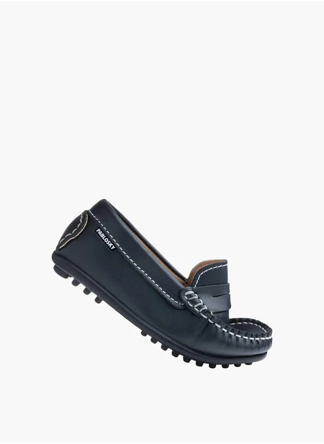 بابلوسكي Boys Loafers With Slip-On Closure