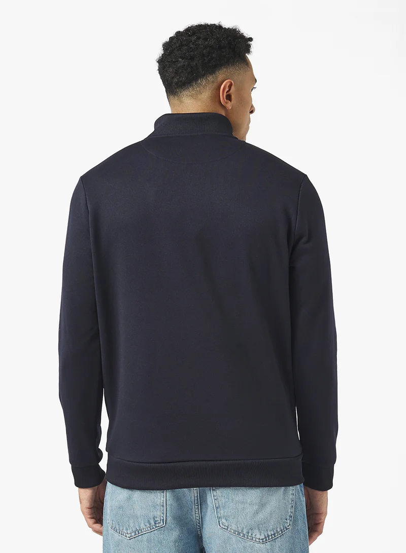 برايف سول Funnel Neck Quarter Zip Sweatshirt