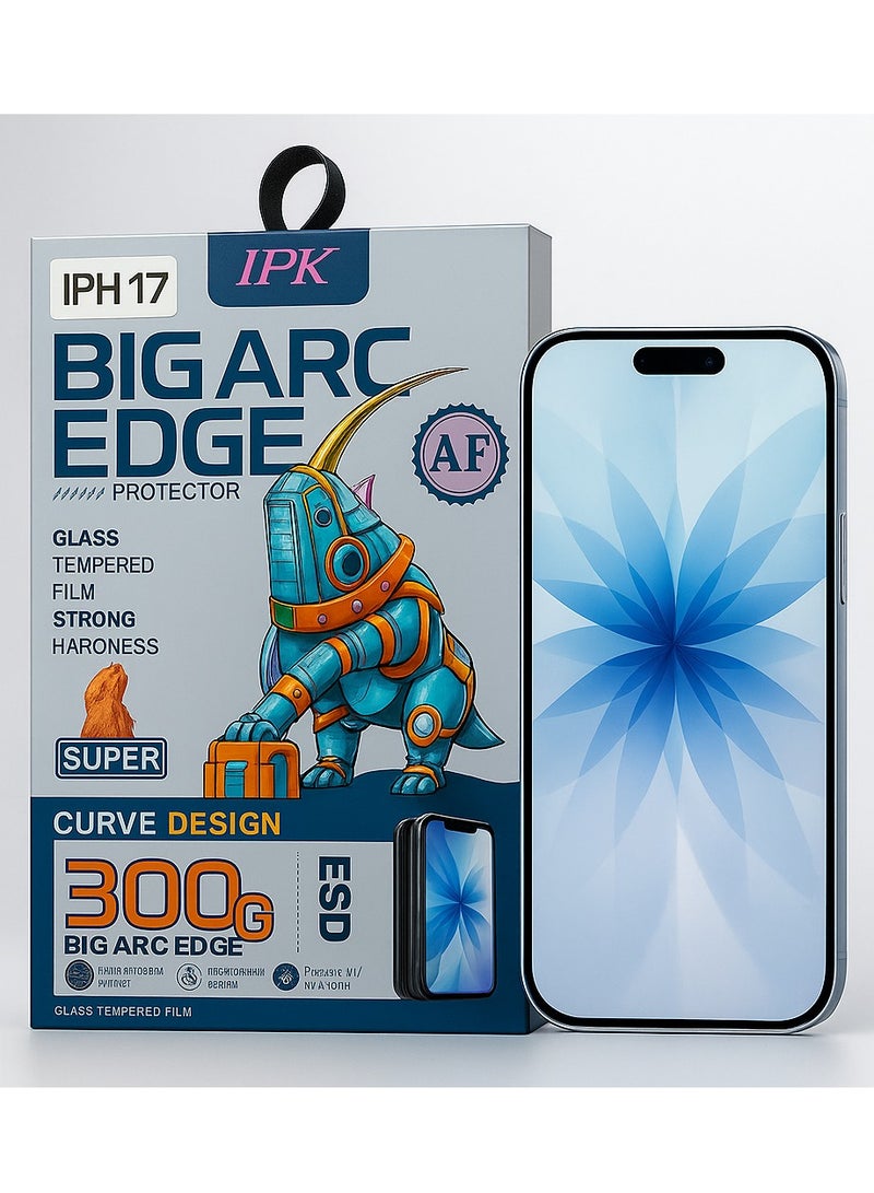 هتك کركس إسكرينة لـ iPhone 17 - iPhone 16 Pro زجاج مقوى 5mm بجودة عالية جدًا، مضادة للصدمات والخدوش وضد البصمة، بوضوح HD فائق. - Image 1
