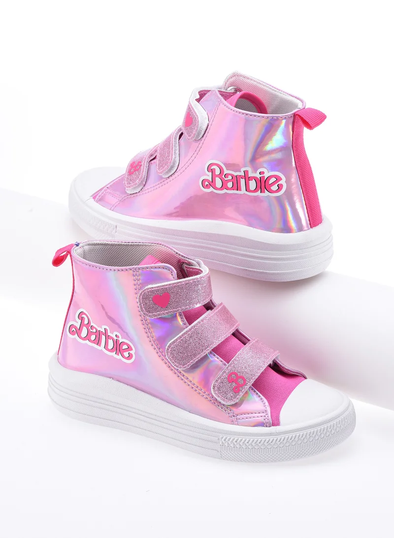Barbie Comic Kicks by UrbanHaul Barbie High Top Sneakers for Girls