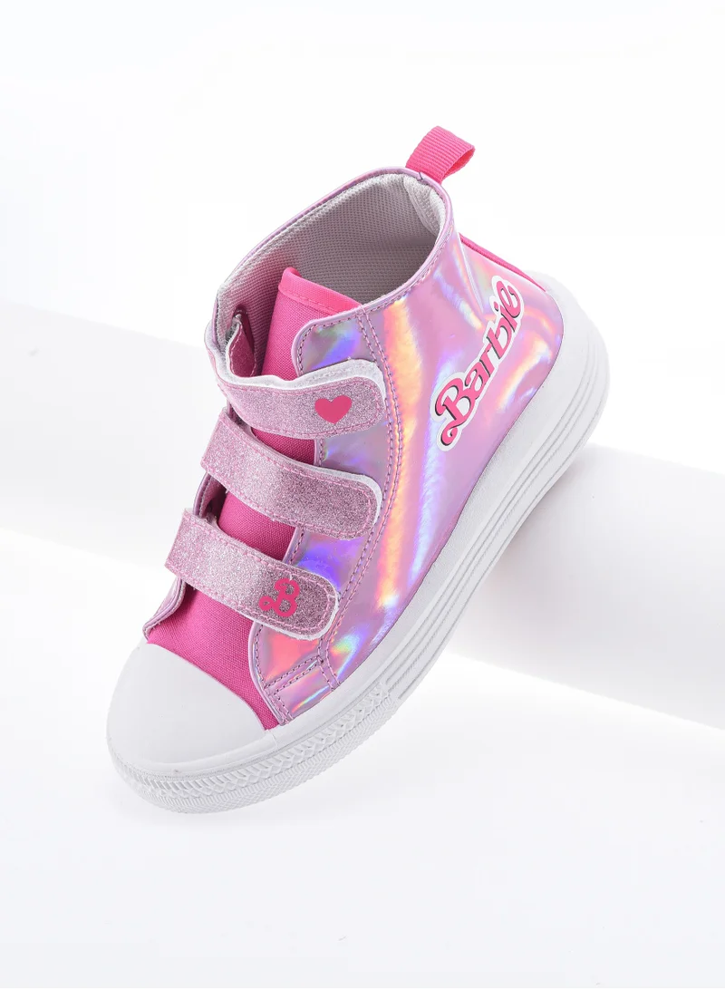 Barbie Comic Kicks by UrbanHaul Barbie High Top Sneakers for Girls