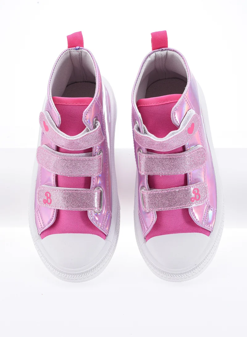 Barbie Comic Kicks by UrbanHaul Barbie High Top Sneakers for Girls