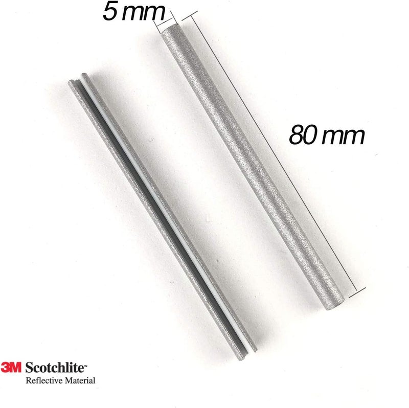 catazer 3M Bicycle Spoke Reflector, Bike Reflective Strips for 360° Visibility Easy Install Night Safety Tape Waterproof for Road Mountain, and Kids’ Bikes - Image 2