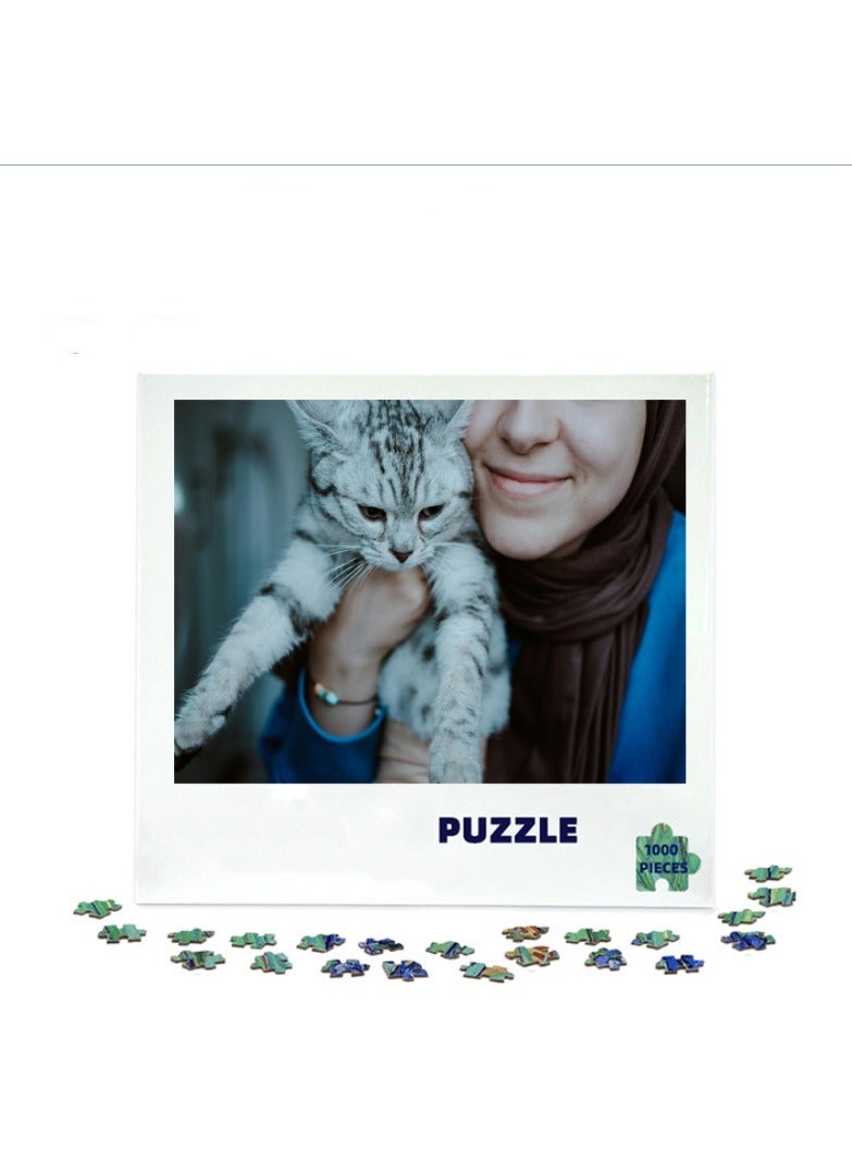 Anna 1000-Piece Thick Cardboard Puzzle - Mindful Relaxation Decor - Image 1