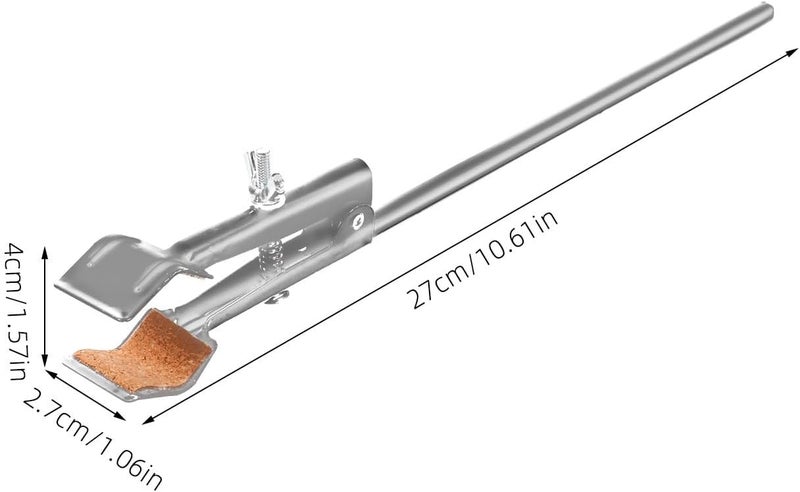ABOOFAN Lab Stand Flask Clamp Extended Metal Chemical Lab Stand Clamp with Beaker and Test Tube Condenser Clip for Chemistry and Biology Laboratory Use - Image 2