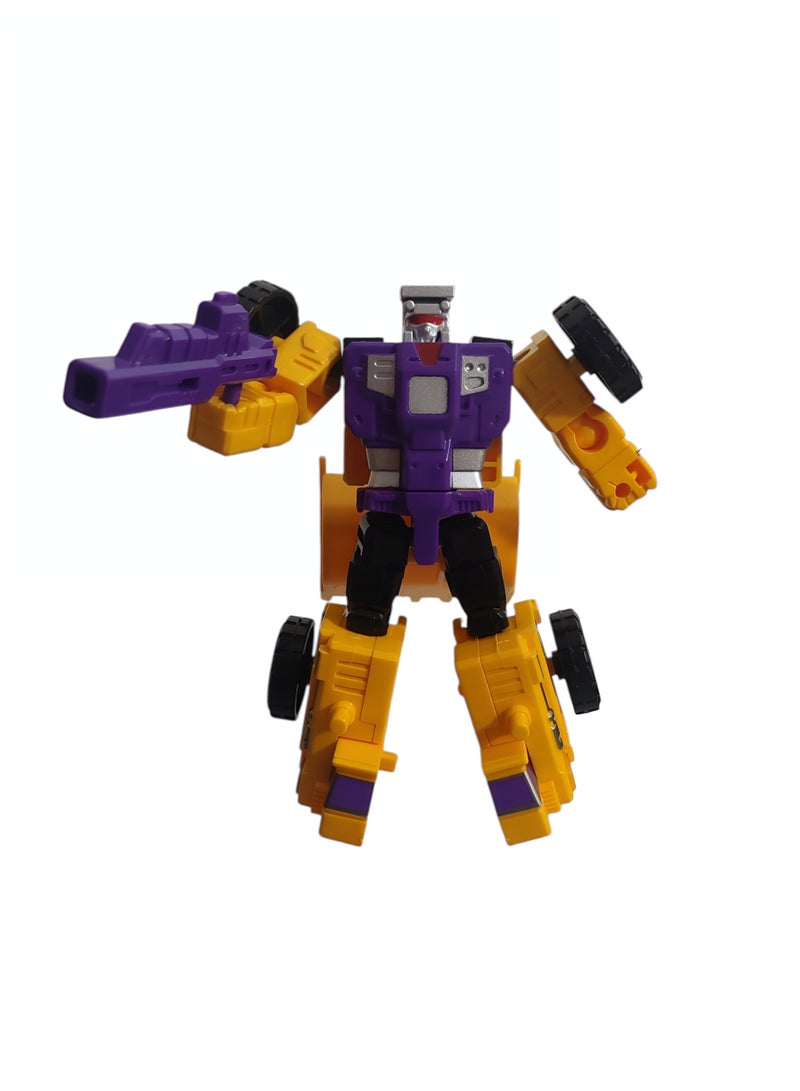 Construction-Themed Robot Action Figure Toy - Movable Joints & Detailed Design - Collector's Series for Kids & Teens - Image 1