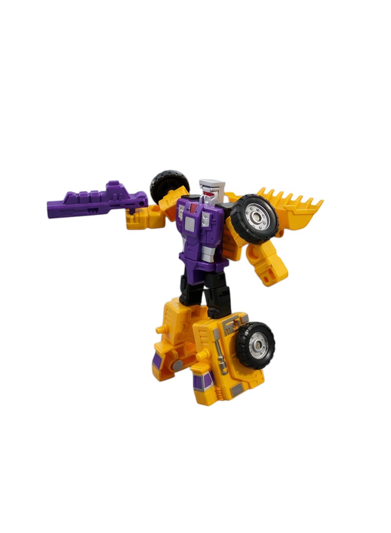 Construction-Themed Robot Action Figure Toy - Movable Joints & Detailed Design - Collector's Series for Kids & Teens - Image 4