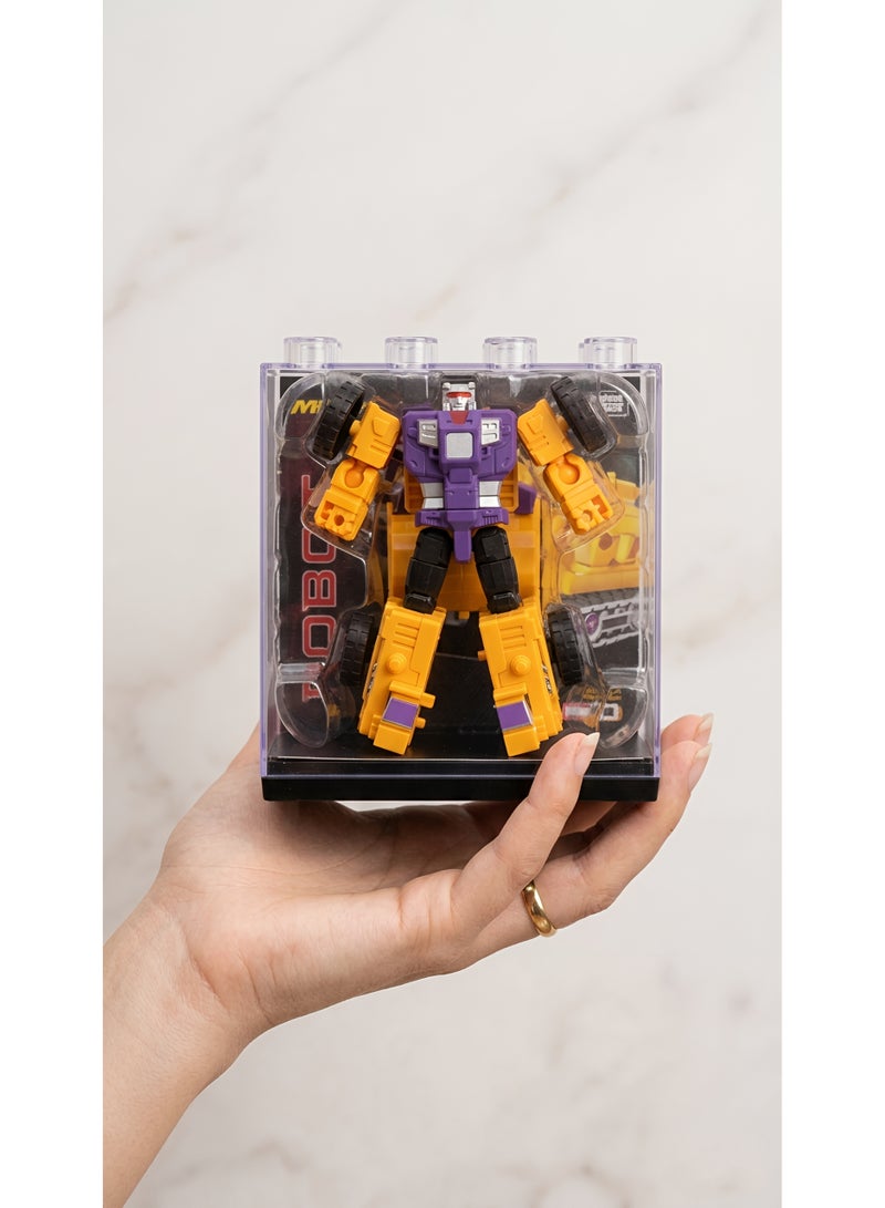 Construction-Themed Robot Action Figure Toy - Movable Joints & Detailed Design - Collector's Series for Kids & Teens - Image 5