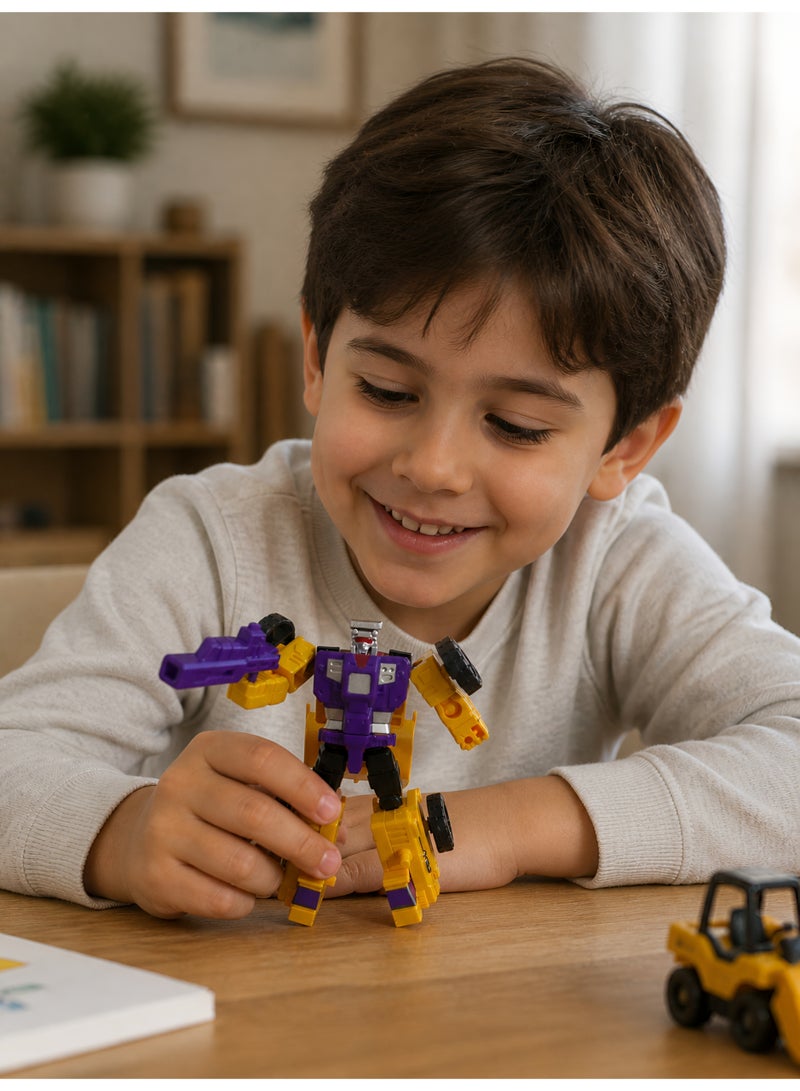 Construction-Themed Robot Action Figure Toy - Movable Joints & Detailed Design - Collector's Series for Kids & Teens - Image 3