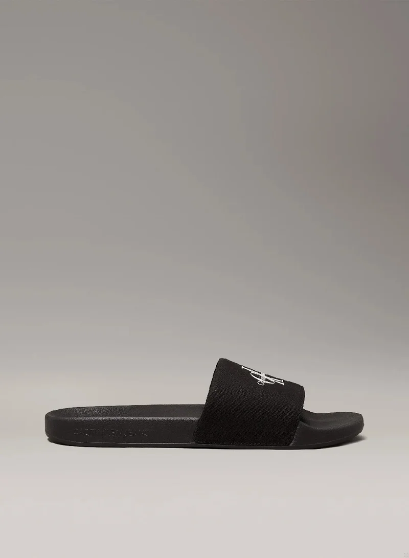 Calvin Klein Jeans Canvas Sliders