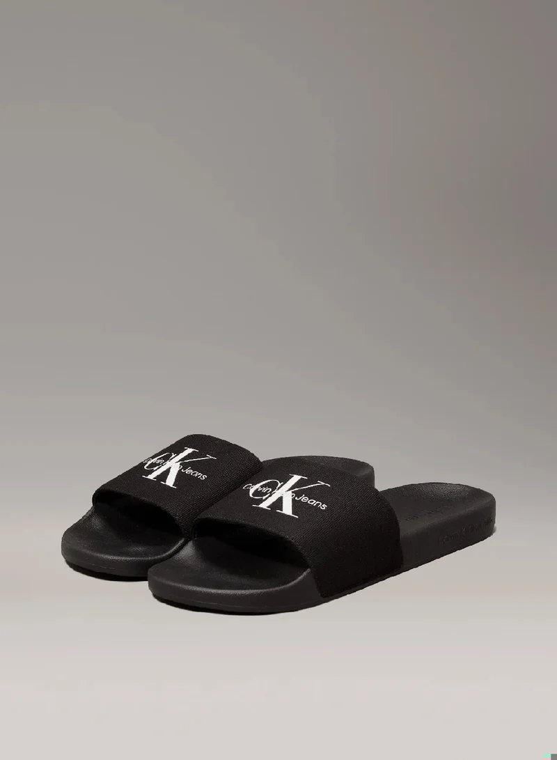 Calvin Klein Jeans Canvas Sliders