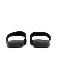 Calvin Klein Jeans Men's Monogram Slides - Cotton, Black  - Image 3