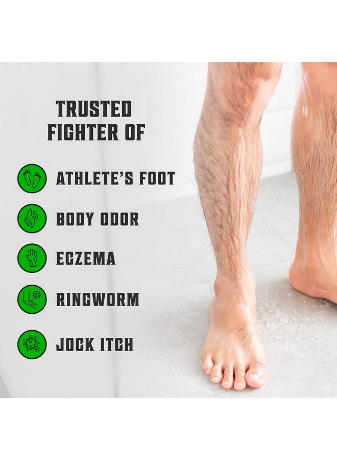 فايكنج رفلوشن صابون غسول الجسم بزيت شجرة الشاي من فايكينج ريفولوشن للرجال - يساعد في علاج قدم الرياضي، وأظافر القدم، وحكة الجوك، والأكزيما، والسعفة، وروائح الجسم - غسول للجسم للرجال بقوة إضافية (عبوة من قطعتين) - Image 3