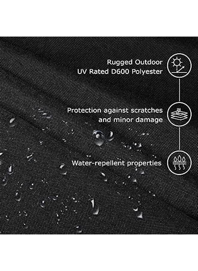 Generic - WSNDY Propane Tank Cover, Gas Bottle Full Cover With Drawstrings, Heavy Duty Waterproof Windproof Anti-UV 210D Oxford Gas Tank Cover, Gas Cylinder Cover, Fits 20lb Tank Cylinder (Black) - Image 1