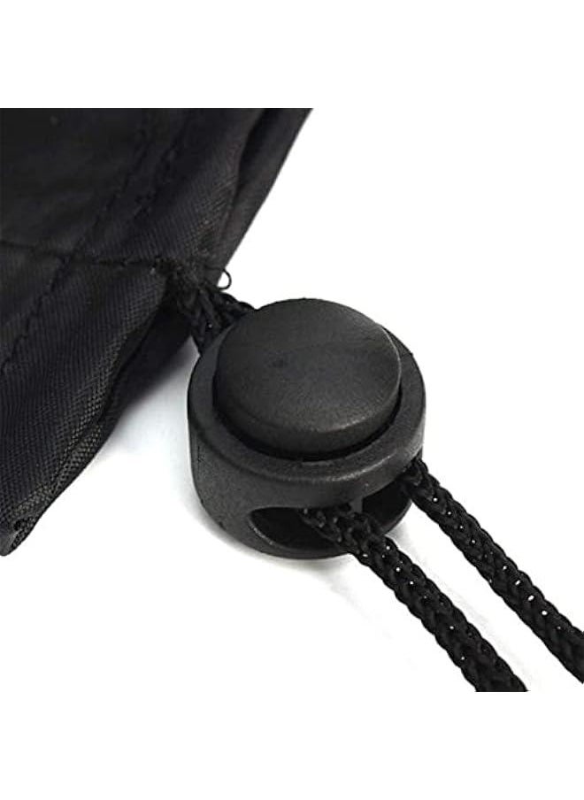 Generic - WSNDY Propane Tank Cover, Gas Bottle Full Cover With Drawstrings, Heavy Duty Waterproof Windproof Anti-UV 210D Oxford Gas Tank Cover, Gas Cylinder Cover, Fits 20lb Tank Cylinder (Black) - Image 1