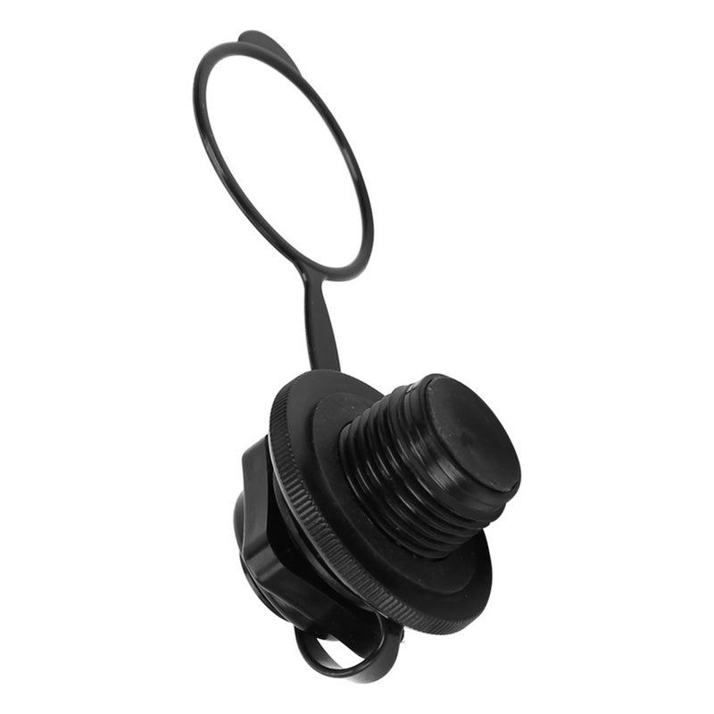 23.9mm Black Plastic Inflatable Fishing Boat Replacement Air Valve - Image 2
