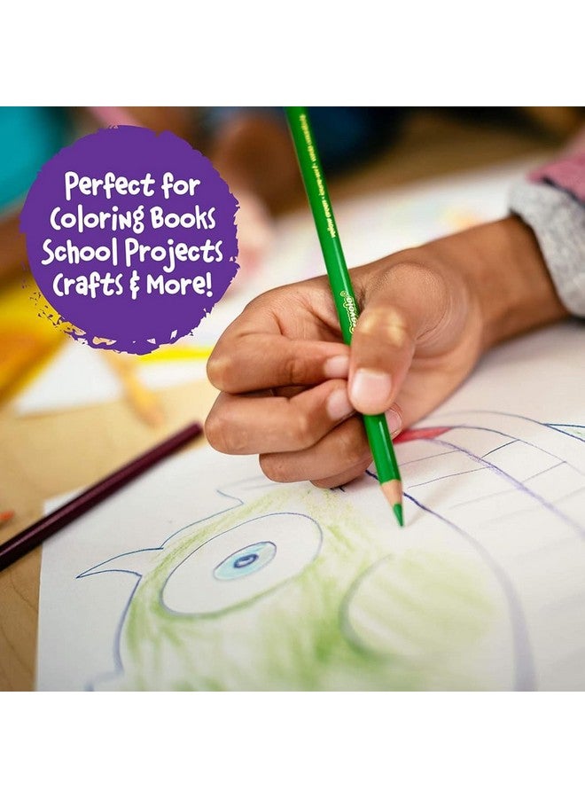 كرايولا مجموعة أقلام الرصاص الملونة من كرايولا (120 قلمًا)، أقلام تلوين، لوازم فنية للأطفال، أقلام رصاص ملونة بكميات كبيرة، مبراة مسبقًا، هدايا للعطلات، للأعمار من 3 سنوات فما فوق - Image 5