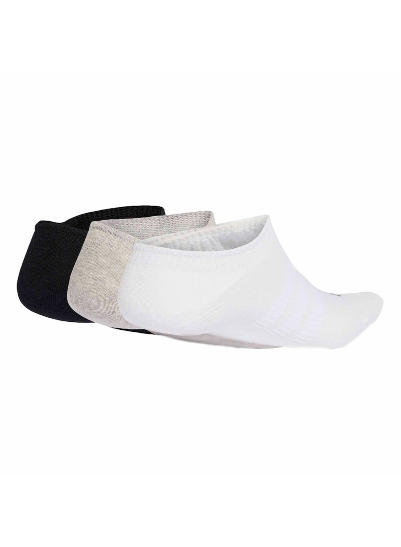 Adidas THIN&LIGHT SPORTSWEAR NO SHOW SOCKS 3 PAIR PACK - Image 2