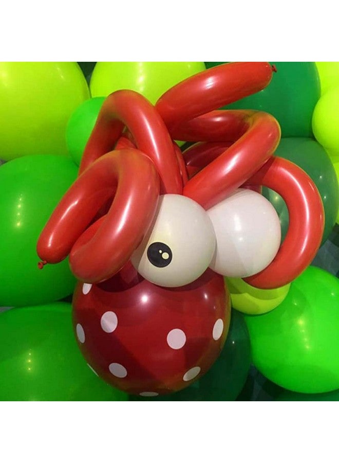 NUOBESTY 100 قطعة بالونات عيون هالوين من اللاتكس لوازم الحفلات زينة هالوين بالونات مضحكة بالونات عيون بالونات عين بالونات حفلة هالوين طقم قوس بالونات كبيرة - Image 3