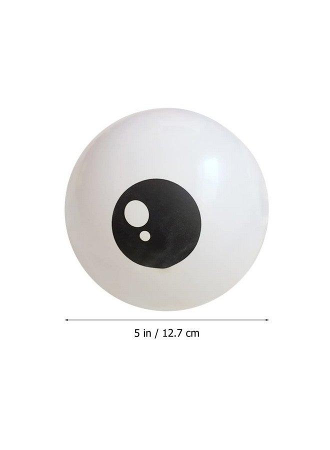 NUOBESTY 100 قطعة بالونات عيون هالوين من اللاتكس لوازم الحفلات زينة هالوين بالونات مضحكة بالونات عيون بالونات عين بالونات حفلة هالوين طقم قوس بالونات كبيرة - Image 4