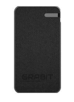 GRABIT Power Bank 20,000mAh PD Power Bank – Fast & Stylish. Charge on the go with 20,000mAh PD fast charging and a sleek tactile fabric finish. Features dual USB-C 20W output, 4-5 phone charges, and 4-LED battery indicators. Includes USB-C to USB-C cable. Compatible with iPhone, Samsung, OnePlus, Xiaomi, Huawei, Google Pixel, iPads, and more. Perfect for travel, work, and daily use.  - Image 1