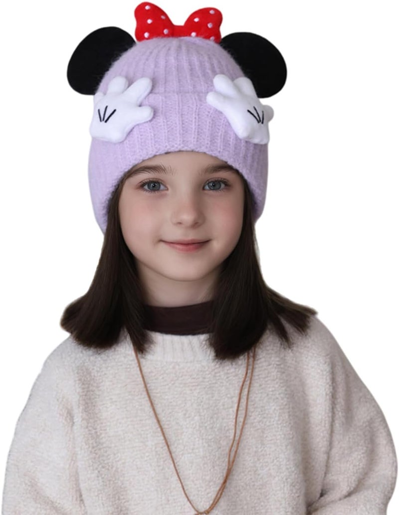 leomoste Baby Beanie Hat Cute Antlers Reindeer Crochet Knitted Hat Winter Warm Cap for Toddler Boys Girls - Image 4