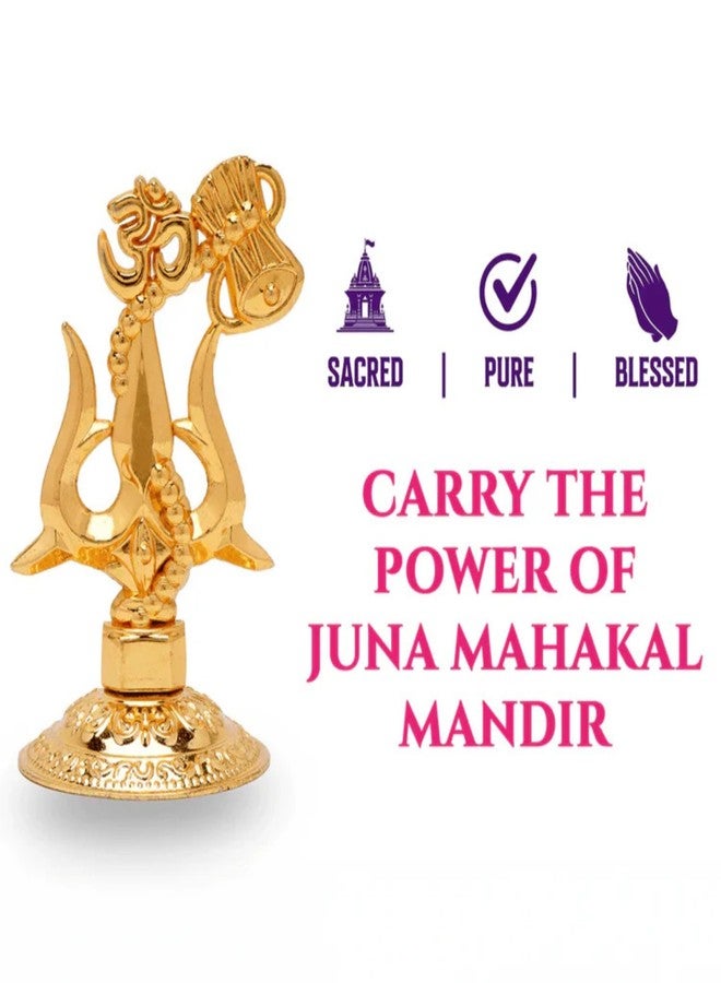 VAMA Siddh Mahakal Trishul for Car Dashboard Ujjain | Shiv Shakti Trishul for Car | Shiva Idol for Car Dashboard | Mahakal Murti for Home, Mandir, Office Desk and Gifting - Image 4